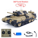 Fast Free Shipping 1/16 2.4G RC Military Tank CoolBank Crusader MK III Wireless Control Battle Tank Model 360 degrees Turret Rotary Smoke Sound Lights RTR
