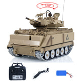 1/16 Tongde Remote Control Tank M2412-A M113A1 MRV Infrared Barrel Recoil Fire Flashing 320 Turret Rotation Metal Drive Gearbox