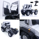 RTR 4X4 1/14 Remote Control Rock Crawler U535 Lite RC Off Road Vehicle 2Speed Transmission Metal Chassis Differential Locks Light Sound