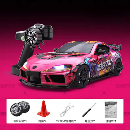 JXC 1/43 4WD Remote Control Drifting Car SP4301 RTR Light System Motor ESC Servo Gift For Beginner Advanced Player No Sounds