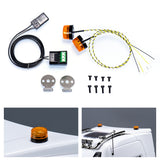 360 Rotating Light 5V LED Warning Lamp for 1/14 DIY TAMIYA RC Tractor Truck Model Digger Dumper Construction Vehicle Lorry Car