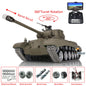 Henglong 1/16 TK7.0 Customized USA M26 Pershing 3838 RTR RC Tank FPV BB IR 360 Degrees Turret Smoke Metal Tracks Drive Road Idlers Wheels Gearbox