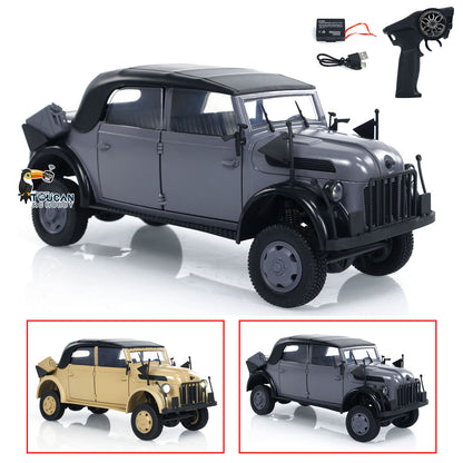 1/18 HG 4x4 RC Kommandofahrzeuge 4WD Funkgesteuertes Geländewagenmodell mit Ton und Licht, lackiert und montiert