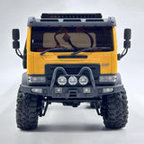 1/18 Remote Control Flatbed Truck 6*6 Electric RC Off Road Vehicle Model Metal Chassis Gear Light System Flysky Radio No Sounds