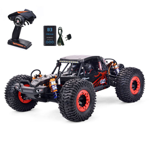 TOUCAN RC HOBBY Alloy Chassis ZD Racing 1/10 DBX 103 AWD Remote Control Off Road Car Wheelie Bar Version Metal Gears Internal Roll Cage RTR
