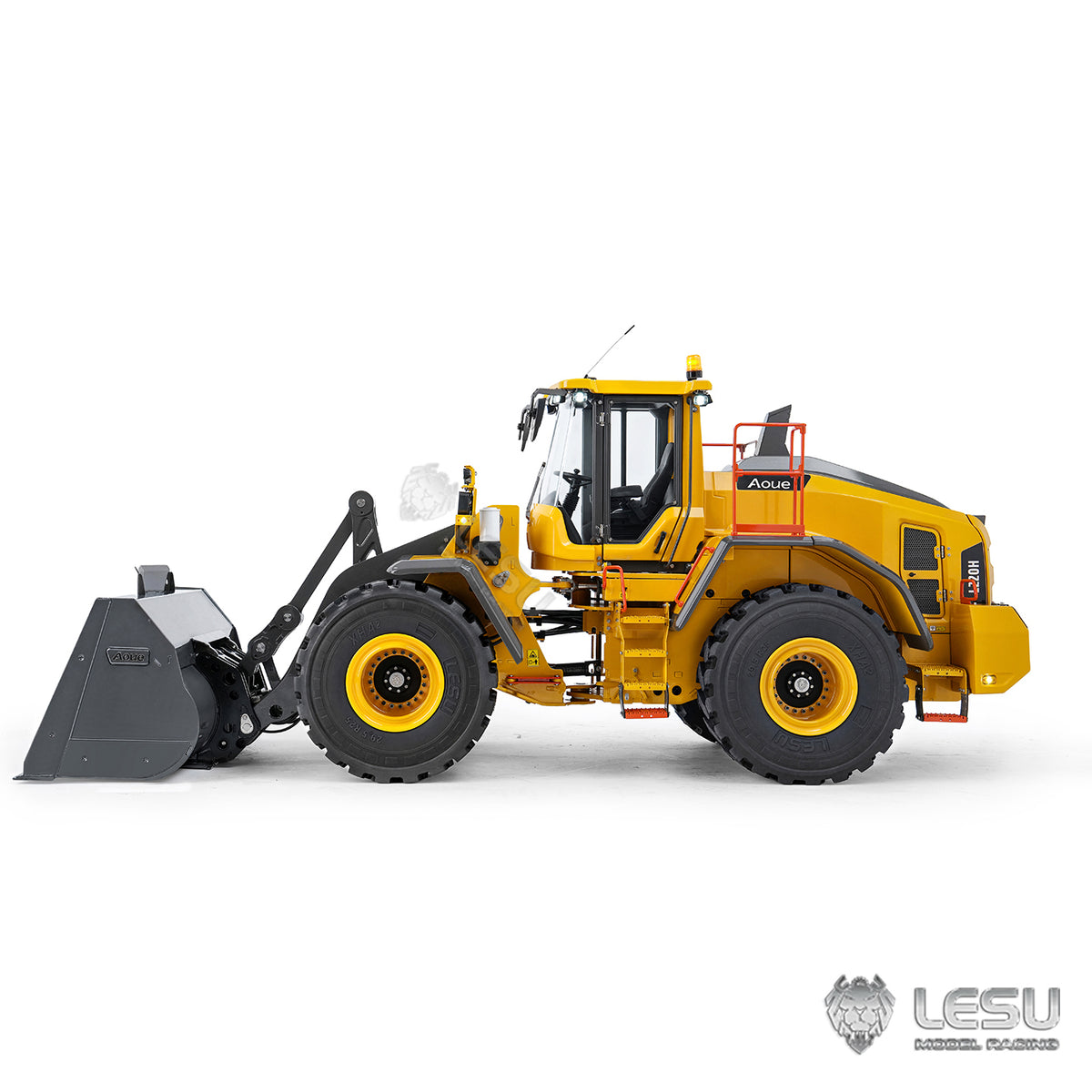 TOUCAN RC HOBBY LESU 1/14 Hydraulic RC Wheel Loader L220H Metal Model 4WD Brushless Motor 2 Speed Drive Differential Lock Quick Release Bucket Sound