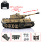 Henglong 1/16 TK7.0 German Tiger I RTR RC Tank 3818 with Barrel Recoil 360 Degrees Turret BB IR Smoke Metal Tracks Sprockets Idlers Road Wheels
