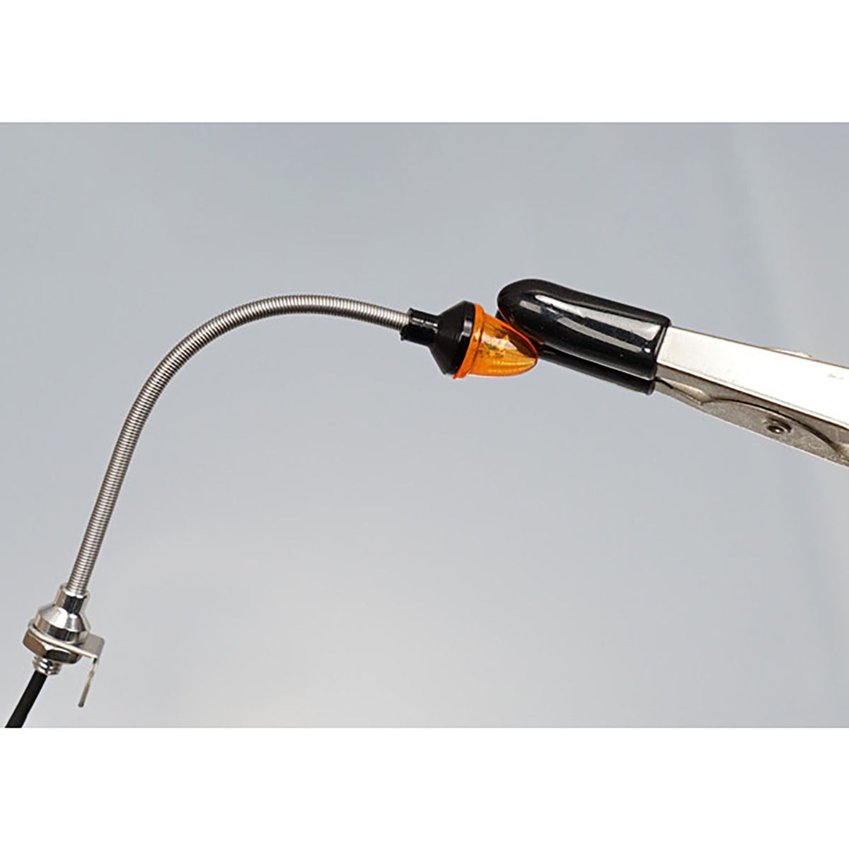 1 Paar LED-Kunststoff-Markierungsleuchte, Seitenwarnleuchte, 2,2 V – 3 V, für DIY Tamiya 1/14 RC Traktor-LKW-Modell, Bulldozer, Kipper, Autoteile
