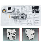 MD 1/14 770S Plastic Cabin Kits for RC Tractor Truck Dumper Remote Control Cars Openable Door DIY Model for Adults