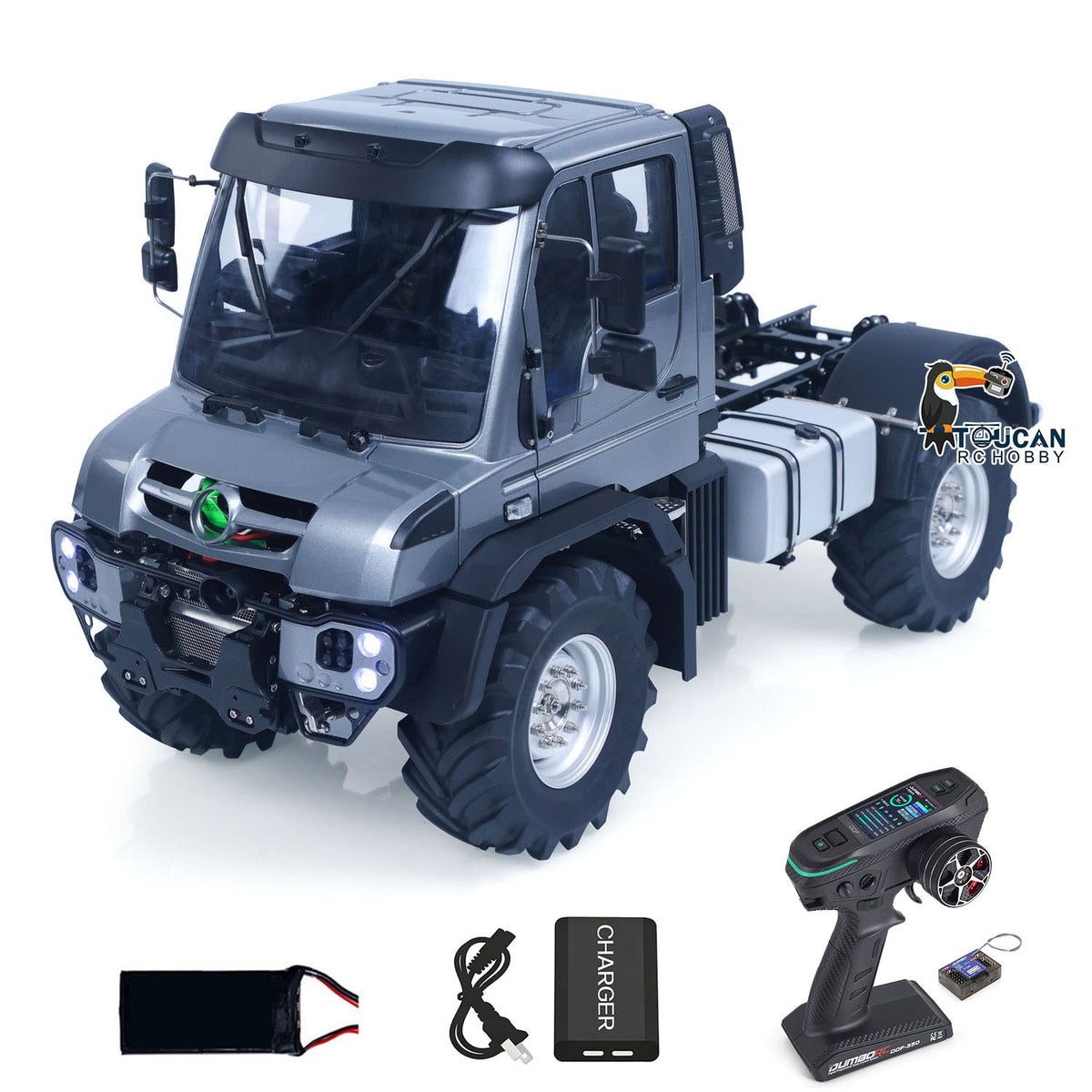 In Stock TOUCAN RC HOBBY 1/14 LikeRC U535 Lite 4X4 RC Crawler Radio Control Construction Off Road Vehicle RTR Metal Drive Shafts 2Speed Gearbox Brushless Motor