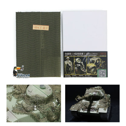 IN Stock Plastic High Density Camouflage Net for HengLong 1/16 3908 RC Tank Tiger I Challenger II Radio Control Military Model Parts