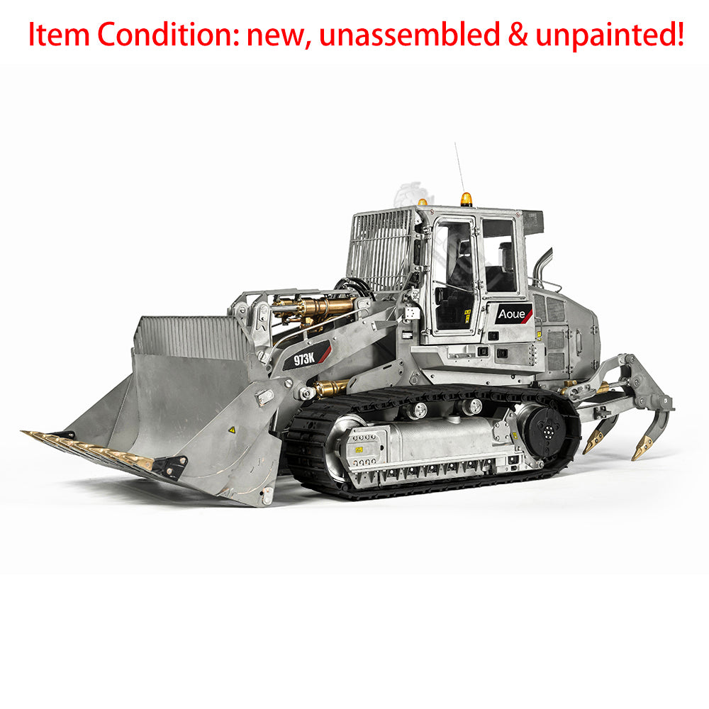 TOUCAN RC HOBBY LESU 973K 1/14 Metal RC Hydraulic Loader B0025/B0024 Kit with Motor Servo ESC Light Sound System for DIY Construction Model Builders and Hobby Collectors
