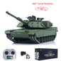 1/16 TOUCAN 3918 Abrams M1A2 RC Tank 360 Degree Turret Barrel Recoil Firing Flash Smoke Metal Gearbox Drive Idler Road Wheels