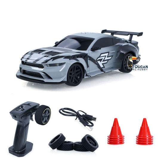 TOUCAN RC HOBBY JIABAILE 4x4 Plastic 1/36 RC Drift Car 3614 High Speed 25KM/H Gyro Model Indoor Outdoor Mini Racing Car LED Lights Battery 2.4G Radio