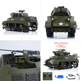 1/16 CoolBank RC Tank M8 HMC Scott Radio Control Battle Tank Simulation 360degree Turret Rotary Smoke Sound Lights RTR Combat Vehicle