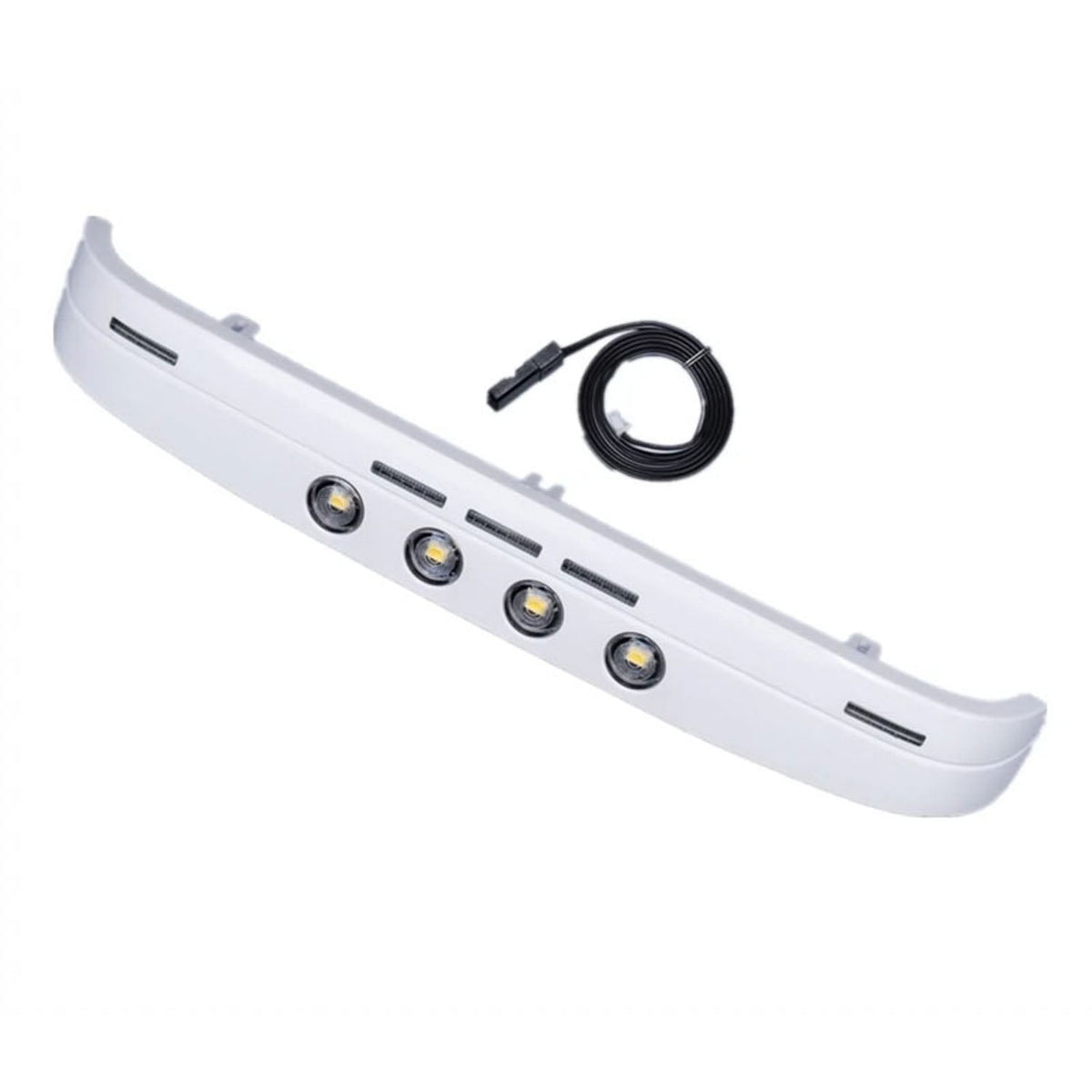 Sonnenblende aus Kunststoff, 5–9 V, LED-Licht für 1/14 Fernbedienung Tamiya Sattelzugmaschine SC 770S 6X4 4X2 56373 RC LKW Auto Upgrade-Teil