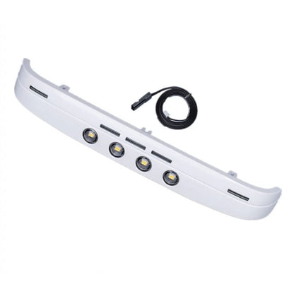 Sonnenblende aus Kunststoff, 5–9 V, LED-Licht für 1/14 Fernbedienung Tamiya Sattelzugmaschine SC 770S 6X4 4X2 56373 RC LKW Auto Upgrade-Teil