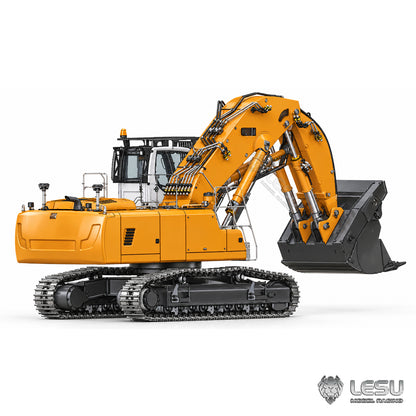 TOUCAN RC HOBBY LESU LR956 1/14 Metal RC Front Shovel Digger Dual Pumps 7CH Valve RC Hydraulic Drive Excavator Brushless Motor Light No Battery
