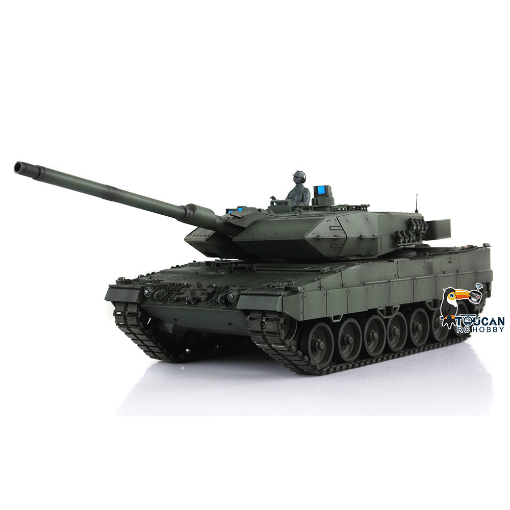Henglong 1/16 TK7.0 Promotion German Leopard2A6 3889 RTR RC Tank Model IR BB Smoke Sound Steel Gearbox Metal Tracks Sprockets Idlers Wheels