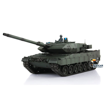 Henglong 1/16 TK7.0 Promotion German Leopard2A6 3889 RTR RC Tank Model IR BB Smoke Sound Steel Gearbox Metal Tracks Sprockets Idlers Wheels