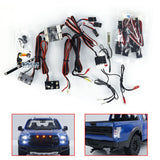 JDM F150 1/10 Metal Chassis RC Off-road Crawler ESC Servo Motor Radio System Light Remote Control Truck for Hobbyists