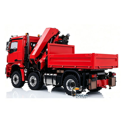 In Stock TOUCAN RC HOBBY 3363 Metal 1/14 2.4GHz Remote Control Tractor Truck Hydraulic Crane Fly Jib Arm 4151 AK 6*6 RC Agriculture Lorry Paladin PL18EV