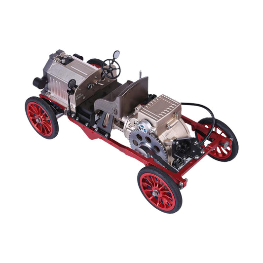 TOUCAN RC HOBBY TECHING Alloy Simulation Engine Classic Car Boutique Display DIY Metal Machinery Cars Model Decorative Kits Works of Art