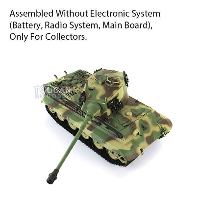 Henglong 1/16 Plastic German King Tiger Henschel Static Tank 3888A Ornament Collection Display Model Without Electronic System