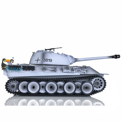 Henglong 1/16 TK7.0 Plastic 3819 German Panther V RTR RC Tank Armored Vehicle Model Infrared Combat BB Unit Smoke Sound Light System