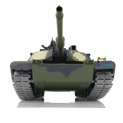 HengLong 3918 RTR RC Tank Full Metal Chassis With Plastic Hull TK7.1 Leopard2A6 M1A2 Sound Main Board with 360 Degrees Turret Barrel Recoil BB