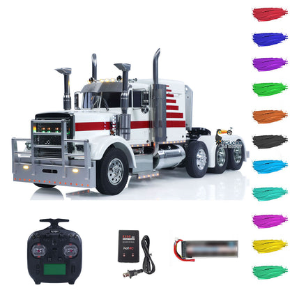 3. 1/14 RC Articulated Truck GrandHauler with Chassis Suspension System Rear Three-Quarter
