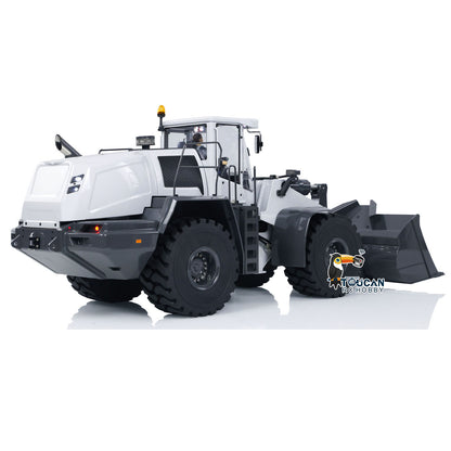 3. 1/14 RC Construction Loader XDRC 580 with Quick Attach System Rear Three-Quarter  

