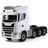 1/14 8x8 Remote Control Tractor Truck 2Speed Transmission RC Lorry Engineering Vehicle Metal Chassis Light Sound System