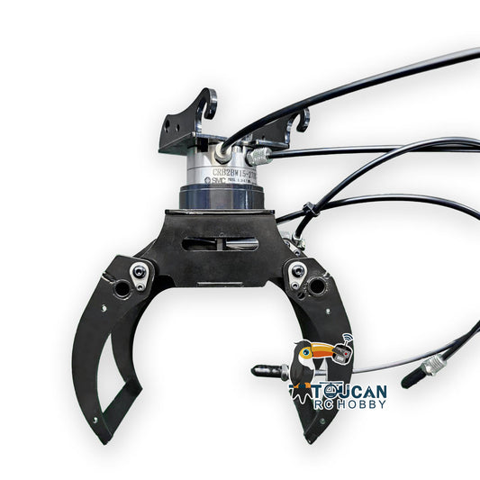 Metall lackierte Klaue, hydraulischer Teleskopausleger, kippbarer Eimer für MTM 1/14 RC Bagger 946 EC380, optionale Versionen 