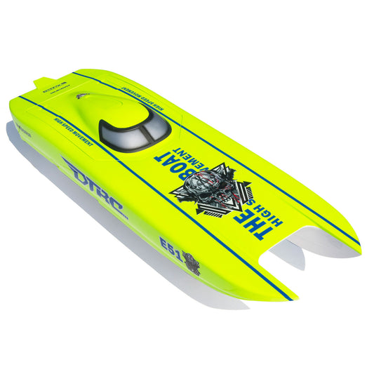 Lackierter RC-Bootsrumpf für E51-Elektro-Rennboote, ferngesteuertes Hochgeschwindigkeitsschiff, DIY-Hobbymodelle, 300 x 360 x 220 mm