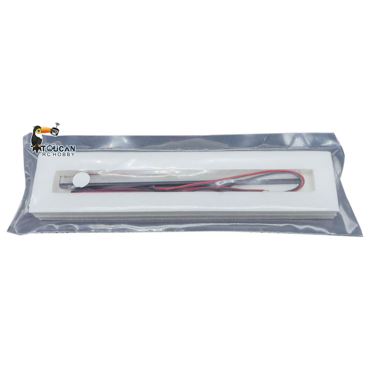 TOUCAN RC HOBBY Degree Plastic Front Bumper LED Light Bar for DIY 1/14 Tamiya Remote Control Tractor Truck King Hauler 56301 Grand Hauler 56344
