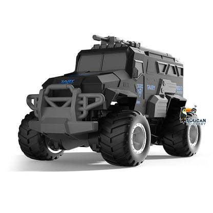 TOUCAN RC HOBBY 2.4GHz JJRC 4WD 1/18 Plastic Remote Control Off Road Car Q241 Amphibious Explosion Proof Armored Vehicle USB Charging Cable