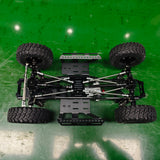 CN Stock Second-hand 90%NEW KYX Rock Crawler 1/10 CNC 90046 Full Metal Frame RC Car 313mm Parts Upgraded