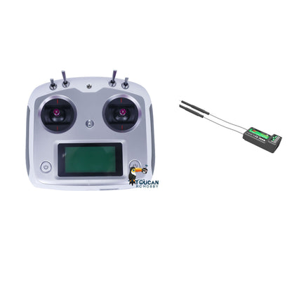 TOUCAN RC HOBBY i6S 10CH Remote Control 2.4GHz Transmitter iA6B iA10B Receiver Radio Ssytem RC Glider Model Full Touchscreen Interface