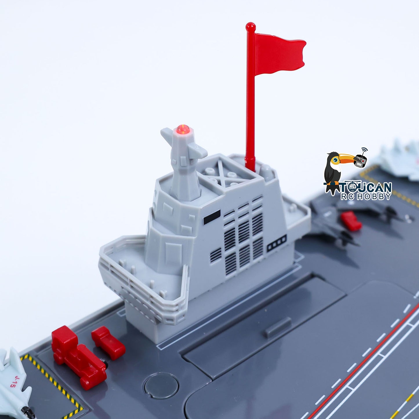 2,4 GHz RC Hochgeschwindigkeitsboot Fernbedienung Flugzeugträger Kriegsschiff S19 Elektrisches Wasserspielzeug RTR Batterie Doppelmotor USB-Aufladung