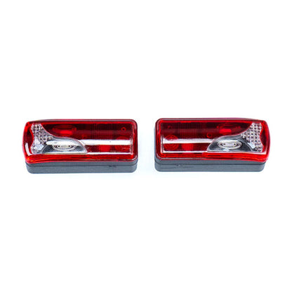 LED 5V Kunststoff Rücklicht Rückleuchte für 1/14 DIY TAMIYA Fernbedienung Traktor Lkw Modell MAN Anhänger Kipper Auto Zubehör