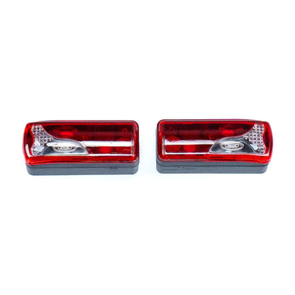 LED 5V Kunststoff Rücklicht Rückleuchte für 1/14 DIY TAMIYA Fernbedienung Traktor Lkw Modell MAN Anhänger Kipper Auto Zubehör