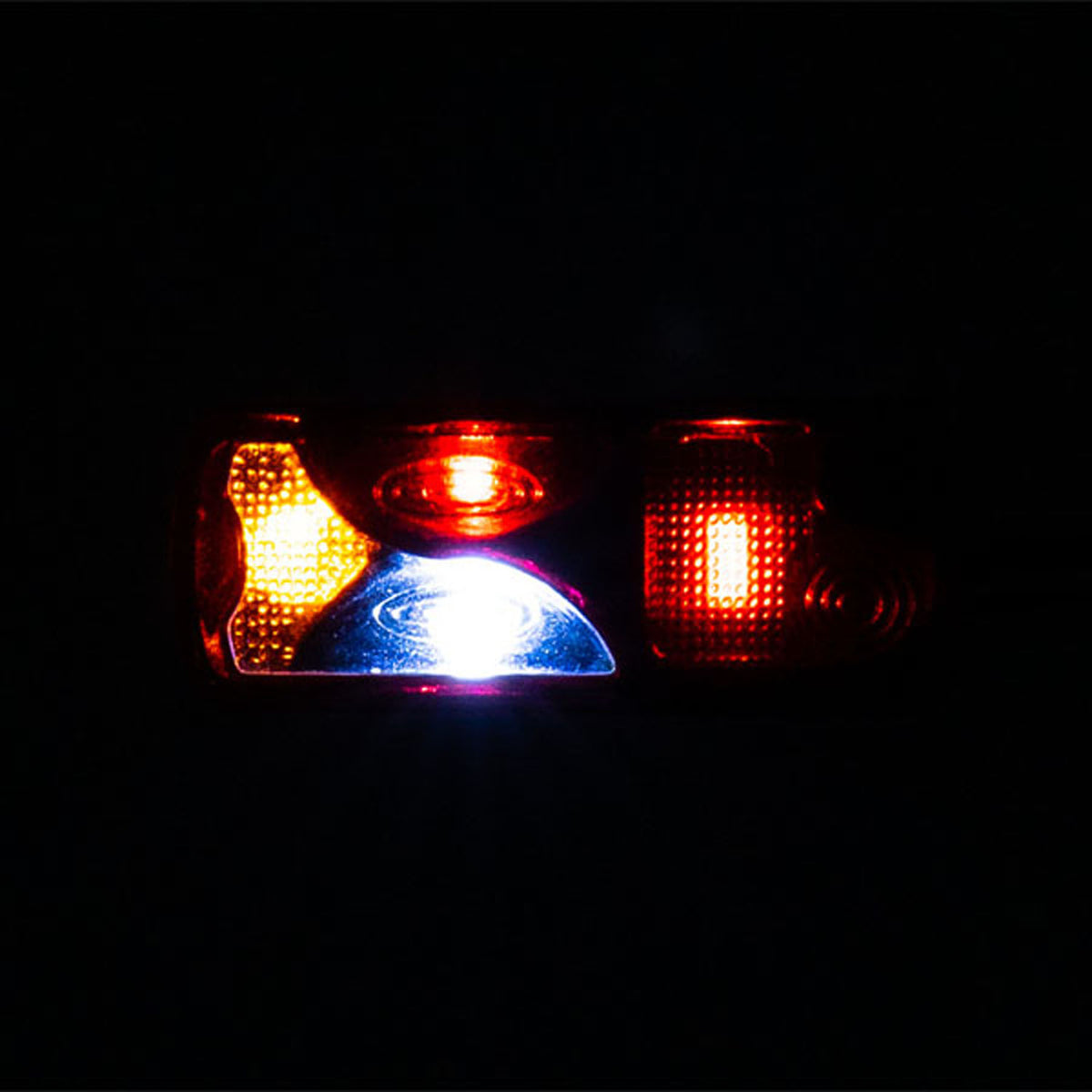 LED 5V Kunststoff Rücklicht Rückleuchte für 1/14 DIY TAMIYA Fernbedienung Traktor Lkw Modell MAN Anhänger Kipper Auto Zubehör