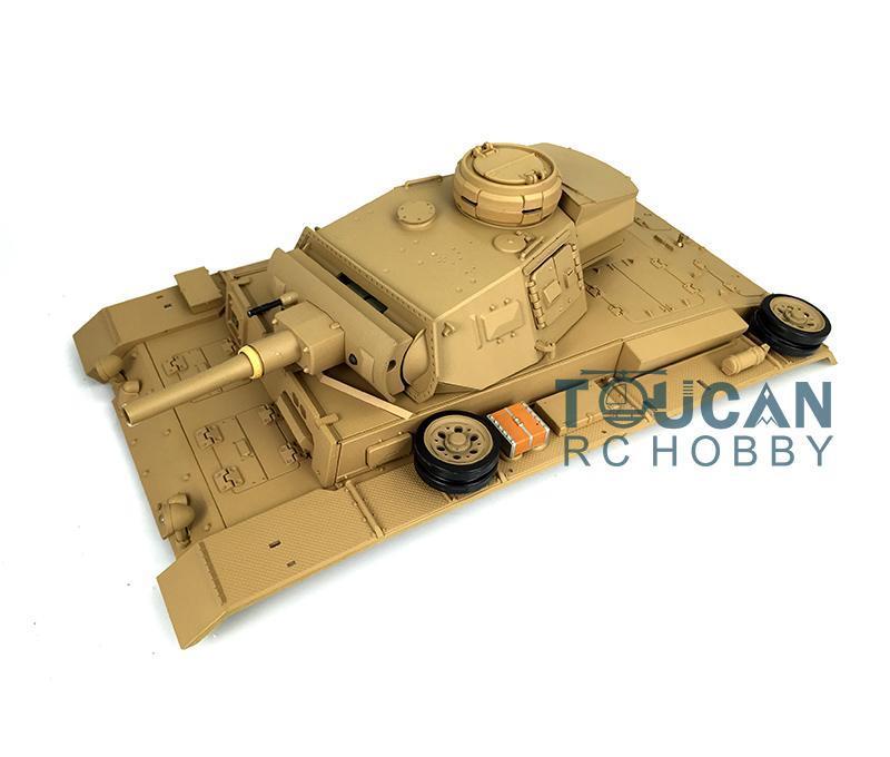 Henglong 1/16 Scale Upper Hull W/ 360 Turret for German RC Panzer III H Remote Control Tank 3849 Armored Vehicle DIY Parts