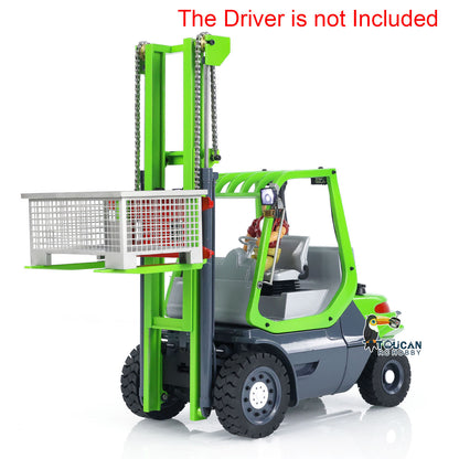 1/14 Skala RC Hydraulische Gabelstapler Metall Rädern Transfer Fahrzeug RTR Folk Lift Truck Licht Sound