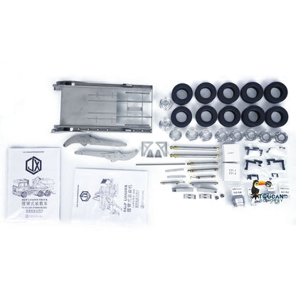 JXMODEL 1/14 6x4 Metall RC Hydraulischer Absetzkipper Funkgesteuerter LKW VL18U F2000 Schwenkarmautos Modellbausatz Licht-Soundsystem