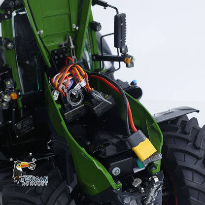 TOUCAN RC HOBBY LESU AOUE 1050 Metal 4x4 1/14 RC Tractor Truck Hydraulic Agricultural Vehicles K500 Seedbed Pre-sowing Soil Preparation Machine Frsky XE Lite
