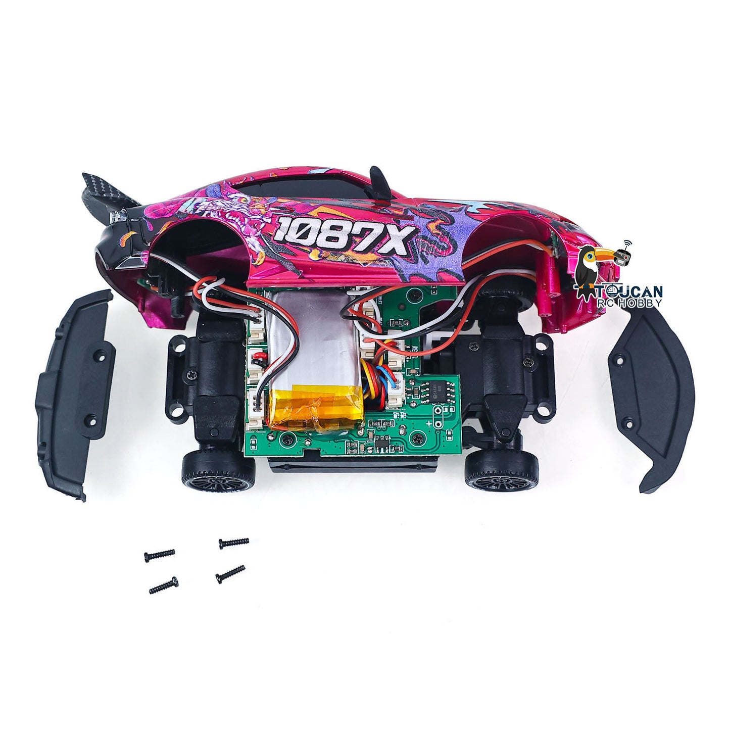 JXC 1/43 4WD Remote Control Drifting Car SP4301 RTR Light System Motor ESC Servo Gift For Beginner Advanced Player No Sounds