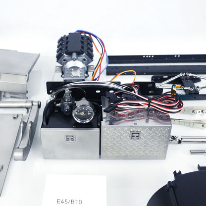 JXMODEL 1/14 6x4 Metall RC Hydraulischer Absetzkipper Funkgesteuerter LKW VL18U F2000 Schwenkarmautos Modellbausatz Licht-Soundsystem