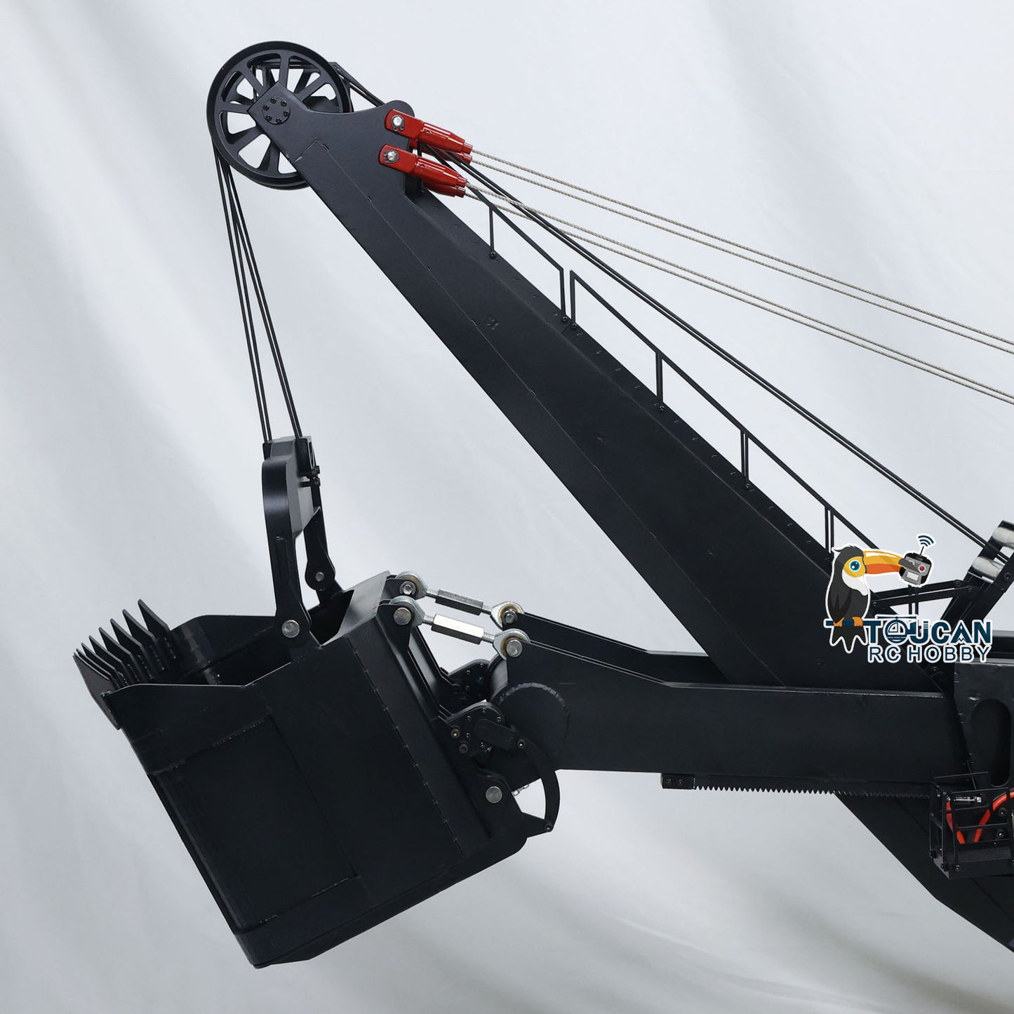 1/25 Metall 4100 RC Elektroseilschaufelbagger Mining Digger P-H4100 RTR Schwere Ausrüstung Maschine Fernbedienung Lichtsystem